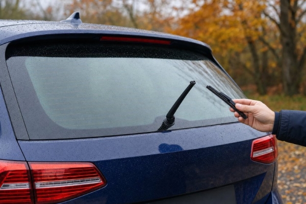 Výmena zadného stierača na aute kombi