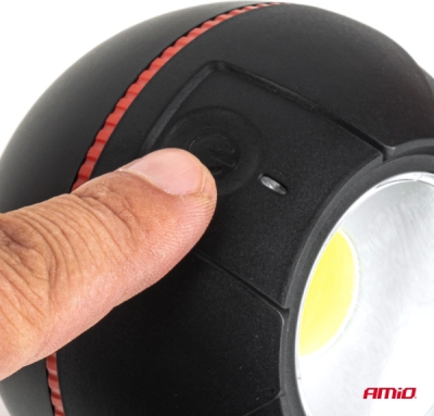 LED inšpekčná baterka 4W COB 2200mAh AMiO-04939