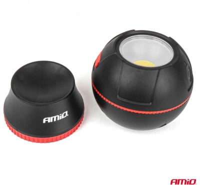 LED inšpekčná baterka 4W COB 2200mAh AMiO-04939