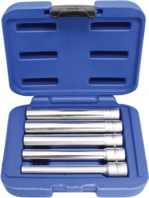 ASTA A-P38S5 – Súprava extra dlhých šesťhranných hlavíc 3/8″, 120 mm, 5 ks