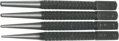TOPEX 03A440 Súprava zatĺkačov klincov 0,8–3,2 mm, 4 ks