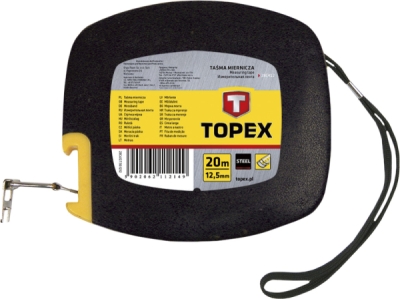 TOPEX 28C412 Oceľové meracie pásmo 20 m × 12,5 mm