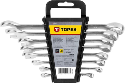 TOPEX 35D756 Súprava očkoplochých kľúčov 6-19 mm, 8 ks