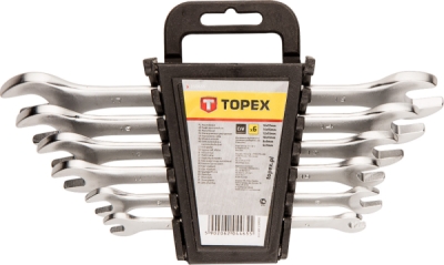 TOPEX 35D655 Súprava vidlicových kľúčov 6-17 mm, 6 ks