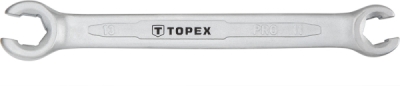 TOPEX 35D597 – Prerezaný očkový kľúč 11 × 13 mm