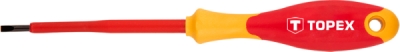 TOPEX 39D471 – Plochý izolovaný skrutkovač 3,0 × 100 mm, 1000 V