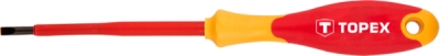 TOPEX 39D472 – Plochý izolovaný skrutkovač 4,0 × 100 mm, 1000 V