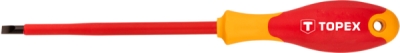TOPEX 39D473 – Plochý izolovaný skrutkovač 5,5 × 125 mm, 1000 V