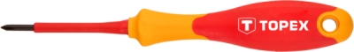 TOPEX 39D475 – Krížový izolovaný skrutkovač PH0 × 60 mm, 1000 V
