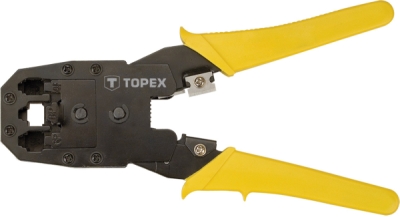 TOPEX 32D409 – Krimpovacie kliešte na konektory 4P/6P/8P