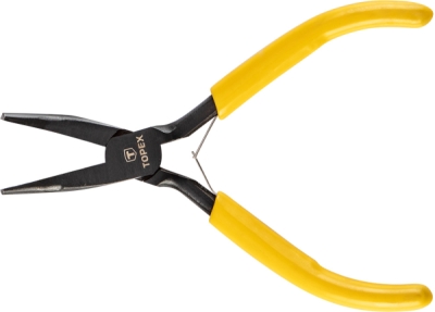 TOPEX 32D033 Presné kliešte predĺžené zahnuté 125 mm