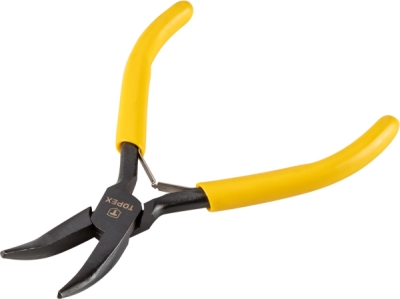 TOPEX 32D033 Presné kliešte predĺžené zahnuté 125 mm