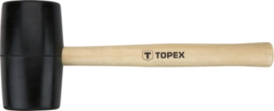 TOPEX 02A345 Gumové kladivo 680 g, priemer 63 mm