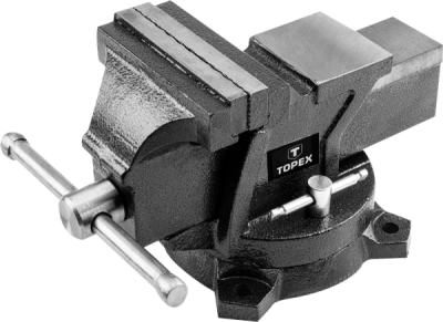 TOPEX 07A210 Otočný zámočnícky zverák 100 mm s nákovou