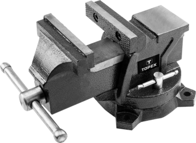 TOPEX 07A210 Otočný zámočnícky zverák 100 mm s nákovou