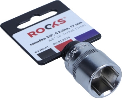 ROOKS OK-01.2670 6-hranná nástrčná hlavica 3/8″, 17 mm