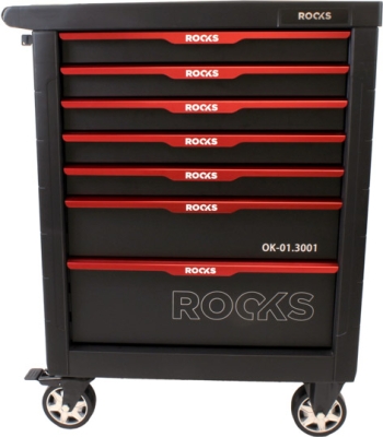 ROOKS OK-01.3001 Dielenská skriňa GARAGE, 7 zásuviek, bez náradia