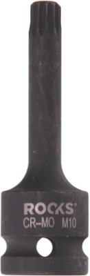ROOKS OK-01.5010 Rázová bitová hlavica 1/2″, SPLINE M10, 75 mm