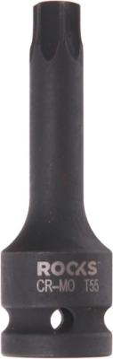 ROOKS OK-01.5020 Rázová bitová hlavica 1/2″, TORX T55, 75 mm