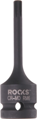 ROOKS OK-01.5025 Rázová bitová hlavica 1/2″, RIBE RM6, 75 mm