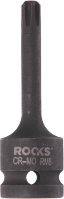 ROOKS OK-01.5027 Rázová bitová hlavica 1/2″, RIBE RM8, 75 mm