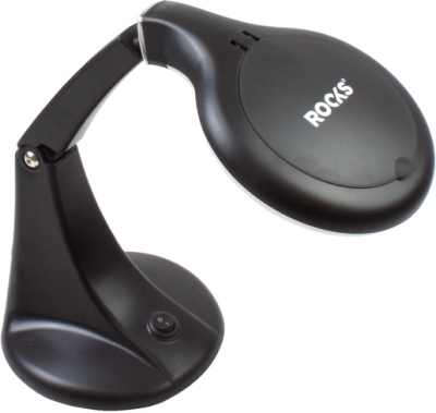 ROOKS OK-06.0361 Dielenská lupa s LED osvetlením, zväčšenie 3×/12×