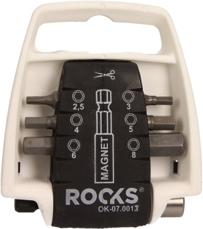 ROOKS OK-07.0013 Súprava bitov HEX s magnetickým držiakom BIT POCKET, 7 ks