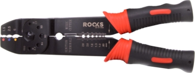 ROOKS OK-07.1060 Odizolovacie a lisovacie kliešte na konektory, 200 mm