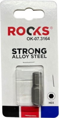 ROOKS OK-07.3164 Bit HEX 8 mm, 10 mm (3/8″), 30 mm, S2