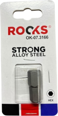 ROOKS OK-07.3166 Bit HEX 12 mm, 10 mm (3/8″), 30 mm, S2