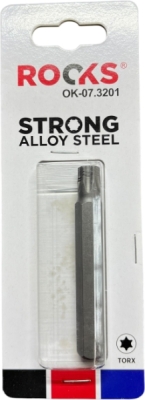 ROOKS OK-07.3201 Rázový bit TORX T50, 10 mm (3/8″), 75 mm, S2
