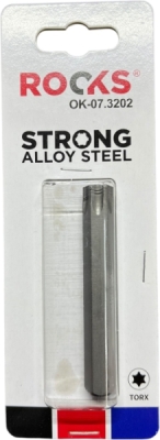 ROOKS OK-07.3202 Rázový bit TORX T55, 10 mm (3/8″), 75 mm, S2