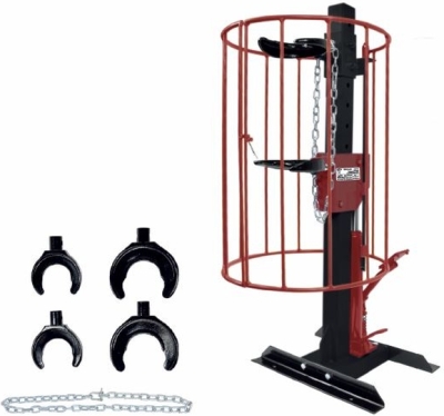 ROOKS OK-08.0140 Hydraulický stláčač pružín s ochrannou klietkou, 1 000 kg