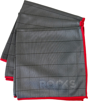 ROOKS OK-11.3020 Mikrovláknové utierky na sklo 400 g/m², 40 × 40 cm, 3 ks