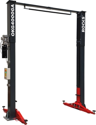 ROOKS OKG-4000GA Elektrohydraulický dvojstĺpový zdvihák s horným prepojením, 4 t