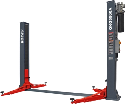 ROOKS OKG-5500 Elektrohydraulický dvojstĺpový zdvihák, 5,5 t