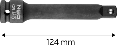 NEO TOOLS 10-252 Rázové predĺženie 1/2" 125 mm