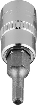 NEO TOOLS 10-310 Šesťhranný bit H3 na hlavici 1/4", krátky, 37 mm