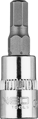 NEO TOOLS 10-312 Šesťhranný bit H5 na hlavici 1/4", krátky, 37 mm