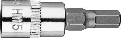 NEO TOOLS 10-312 Šesťhranný bit H5 na hlavici 1/4", krátky, 37 mm