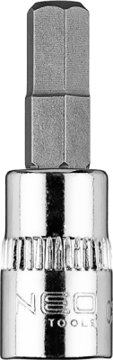 NEO TOOLS 10-313 Šesťhranný bit H6 na hlavici 1/4", krátky, 37 mm