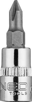 NEO TOOLS 10-316 Skrutkovací bit PH1 na hlavici 1/4", krátky, 37 mm