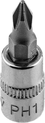 NEO TOOLS 10-316 Skrutkovací bit PH1 na hlavici 1/4", krátky, 37 mm