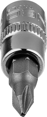 NEO TOOLS 10-316 Skrutkovací bit PH1 na hlavici 1/4", krátky, 37 mm