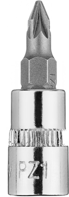 NEO TOOLS 10-319 Skrutkovací bit PZ1 na hlavici 1/4", krátky, 37 mm