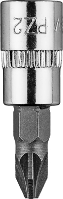 NEO TOOLS 10-320 Skrutkovací bit PZ2 na hlavici 1/4", krátky, 37 mm