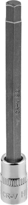NEO TOOLS 10-331 Šesťhranný bit H6 na hlavici 1/4", dlhý, 87 mm