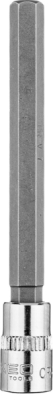 NEO TOOLS 10-332 Šesťhranný bit H7 na hlavici 1/4", dlhý, 87 mm