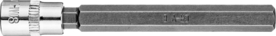 NEO TOOLS 10-333 Šesťhranný bit H8 na hlavici 1/4", dlhý, 87 mm