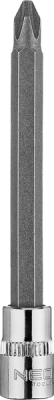 NEO TOOLS 10-335 Skrutkovací bit PH2 na hlavici 1/4", dlhý, 87 mm